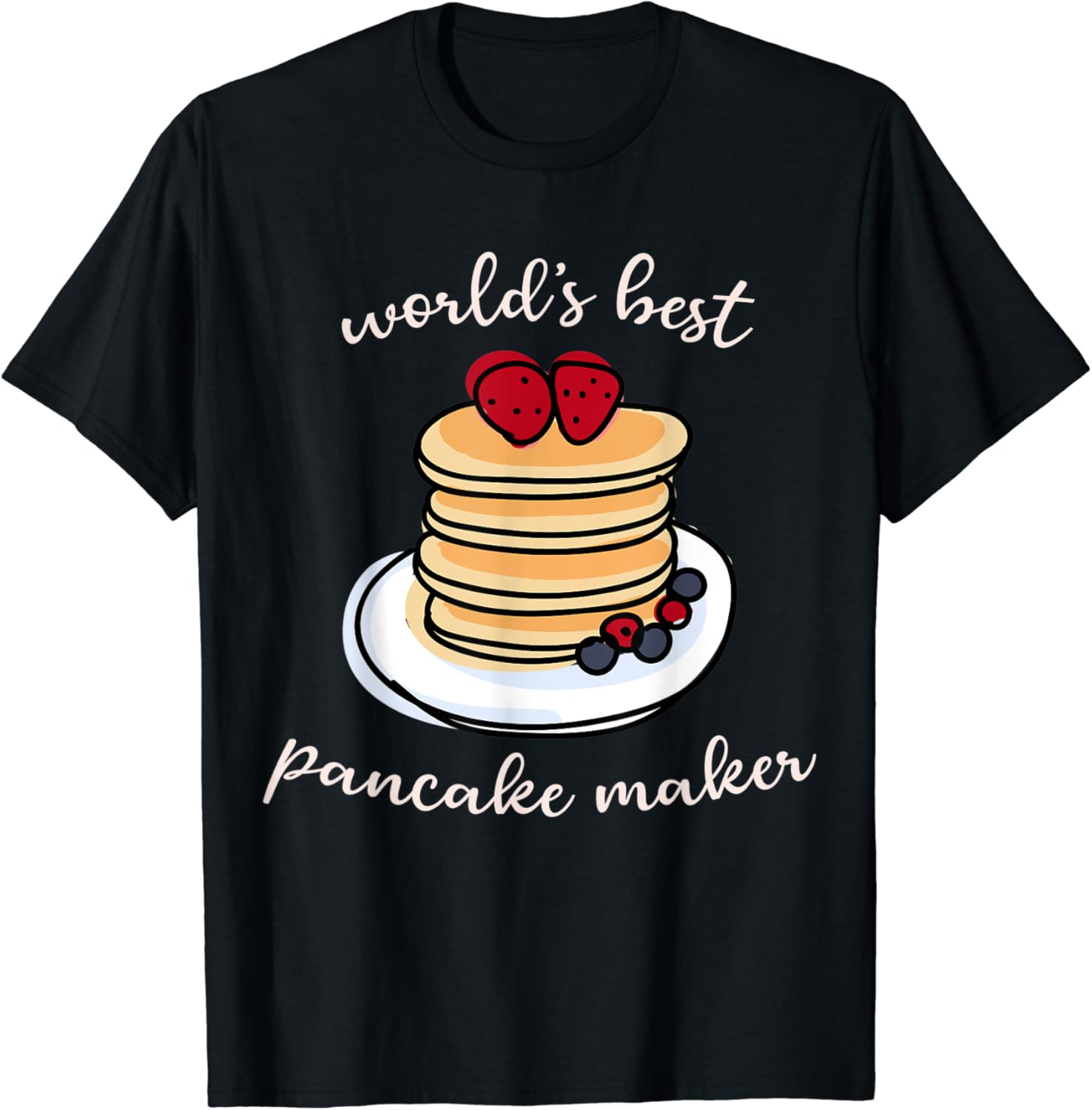 World's Best Pancake Maker TShirt Clothing, Shoes & Jewelry
